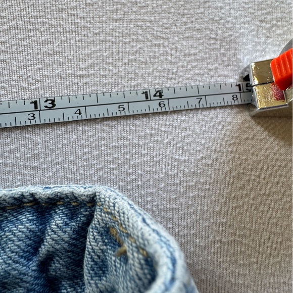 & Denim Distressed Light Blue Jeans size 25 - Picture 4 of 5